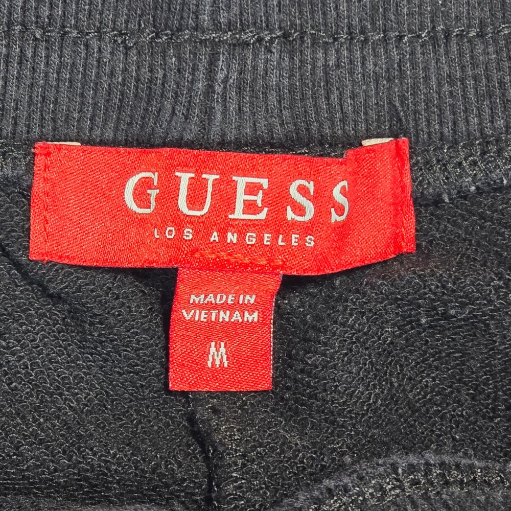 Guess Los Angeles Womens Black Sequin Logo Jogger Sweatpants R1BQ29KAECO Medium - Picture 5 of 16